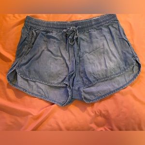 Denim shorts